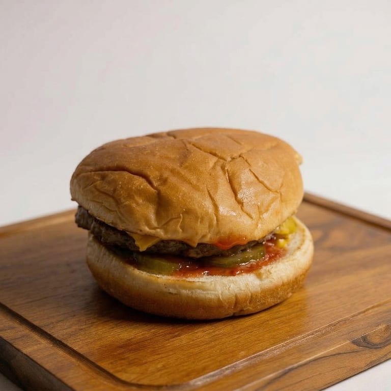 Indulge in Our Double Burger