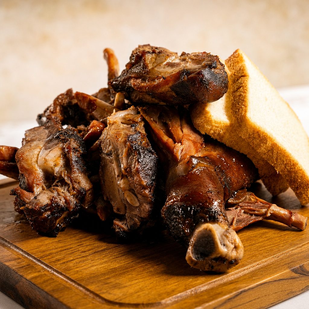 BBQ Turkey Leg.